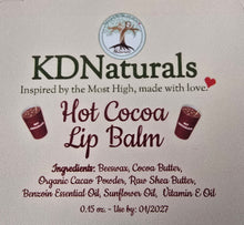 Load image into Gallery viewer, Hot Cocoa Lip Balm 0.15 oz.
